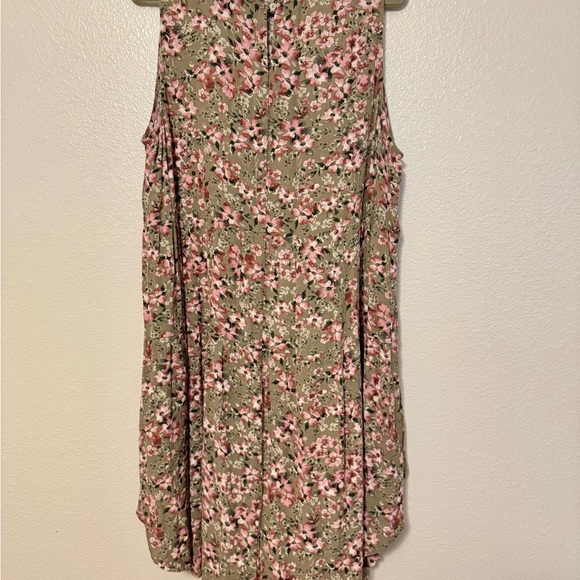 Maurices Floral Sleeveless Blouse - Pink and Green - Picture 2 of 3